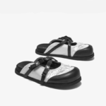 Women's Cow Leather Narrow Band Mules – Handmade Fashion Slippers for Spring & Autumn 3