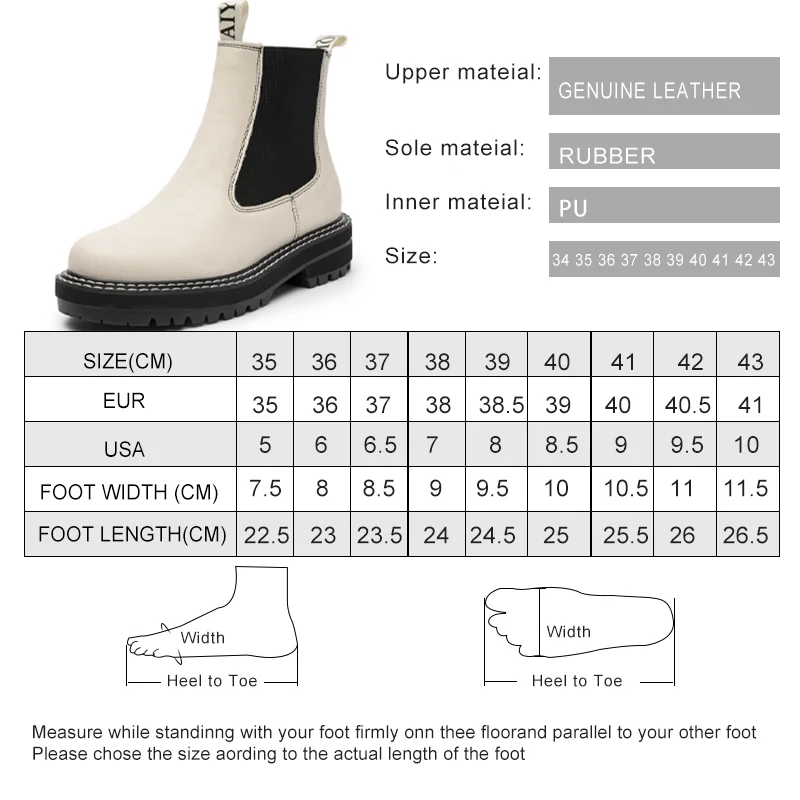 Harlow™ Women’s Genuine Leather Winter Chelsea Boots 6