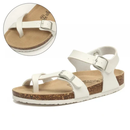 BreezeBuck™ Women’s Classic Buckle Cork Slide Sandals 2
