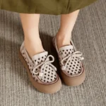 Lunara™ Women's Suede Platform Mary Jane Flats 6