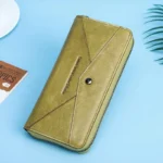 Eleganzza™ Women's Genuine Leather Long Clutch Wallet – Fashion Clutch with Card, Coin & Phone Pocket 2