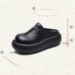 SolRise™ 5.5cm Women’s Cow Leather Wedge Slippers – Ethnic Summer Platform Sandals 17