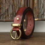 LADYNATURE™ 2.8CM Genuine Leather Women Belt – Retro Copper Buckle for Jeans & Dresses 4