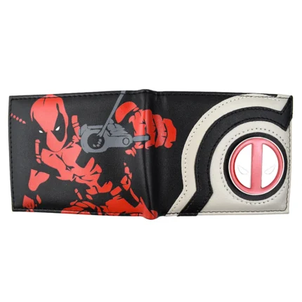 VenomSteel™ Marvel Wallet for Men – Metal Design PU Leather Short Wallet with Coin Pocket 2