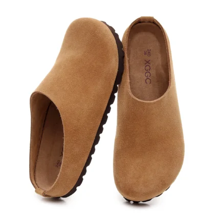 ComfortCork™ Women’s Anti‑Slip Leather Clogs with Arch Support 1