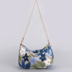 BloomGlitz™ Sequin Floral Shoulder Bag – Casual Summer Hobo Crossbody for Women 1