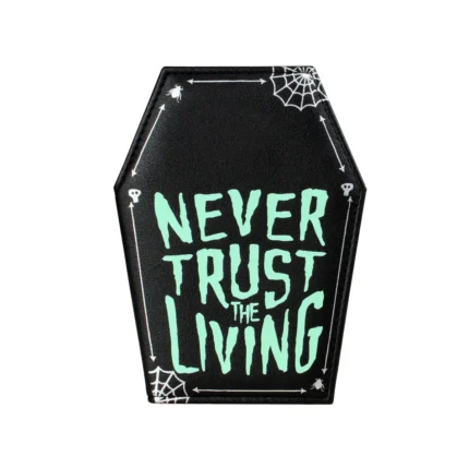Never Trust The Living™ Glow Cardholder – Gothic Glow-in-the-Dark ID Wallet 1