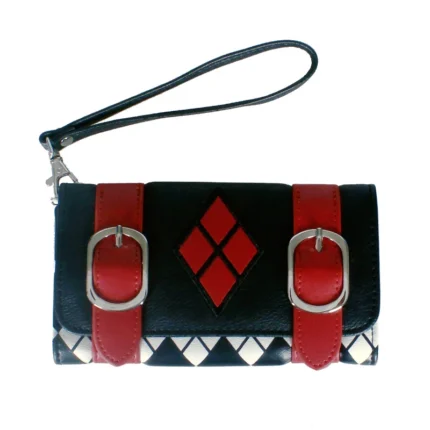 LuxeLock™ Buckle Wallet – Women’s Long PU Wallet with Card Slots & ID Window 1