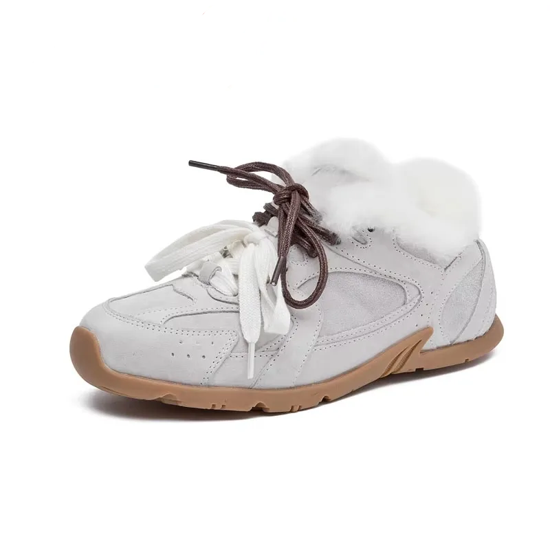Vivienne™ Women’s Genuine Leather Winter Sneakers (EU35–43)