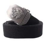 TIGERFORCE™ Tactical Canvas Belt for Men – Tiger Buckle Army Outdoor Jeans Strap 3