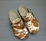 HoofPrint™ Women’s Horsehair Cork Clogs Sandals with Arch Support Classic Genuine Leather Slip on Outdoor Slippers