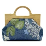 GlimmaBloom™ Sequin Embroidered Handbag – Wooden Handle Crossbody Summer Party Purse 5