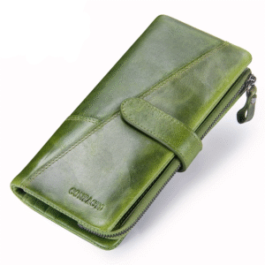 VeronaLux™ Women’s Genuine Leather Clutch Wallet – Long Phone Purse & Organizer