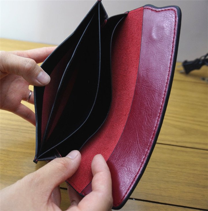 LineaLuxe™ Women's Long Thin Leather Wallet – Slim Cowhide Clutch Purse with Multi-Card Storage 21