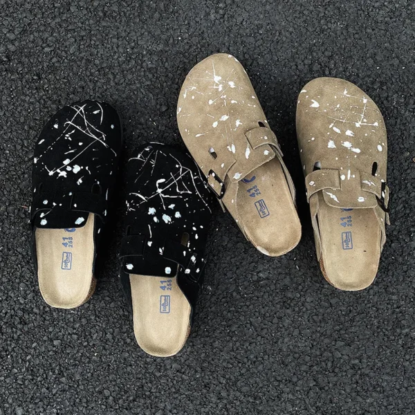 URBANCANVAS™ Graffiti Cork Mules – Unisex Street‑Art Sandals 2