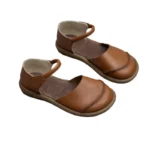 Lunara™ Women's Handmade Soft Leather Flat Sandals 5