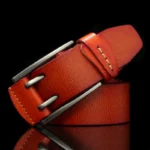 VintageForge™ Vintage Style 4CM Wide Leather Belt for Men – Genuine Cowboy Jeans Belt | UNITYPUREMAX™ 4