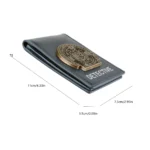 IDFrame™ Unisex Slim Wallet – PU Leather Card Holder with ID Window 6