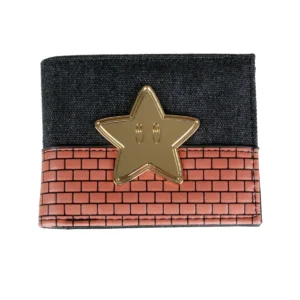 UniGrid™ Slim PU Wallet – Geometric Unisex Wallet with Cartoon Print & Card Holder 1