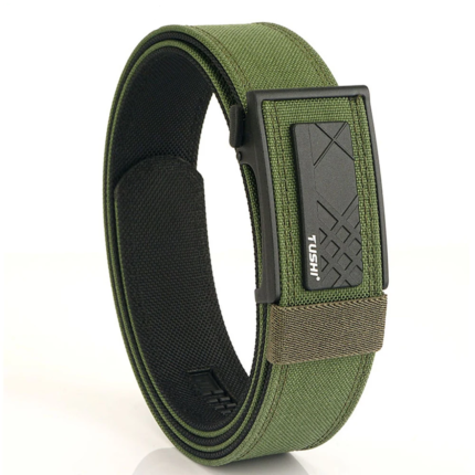 STRIKECORE™ 3.8cm Military Tactical Gun Belt – Nylon Automatic Buckle Duty Belt for Men