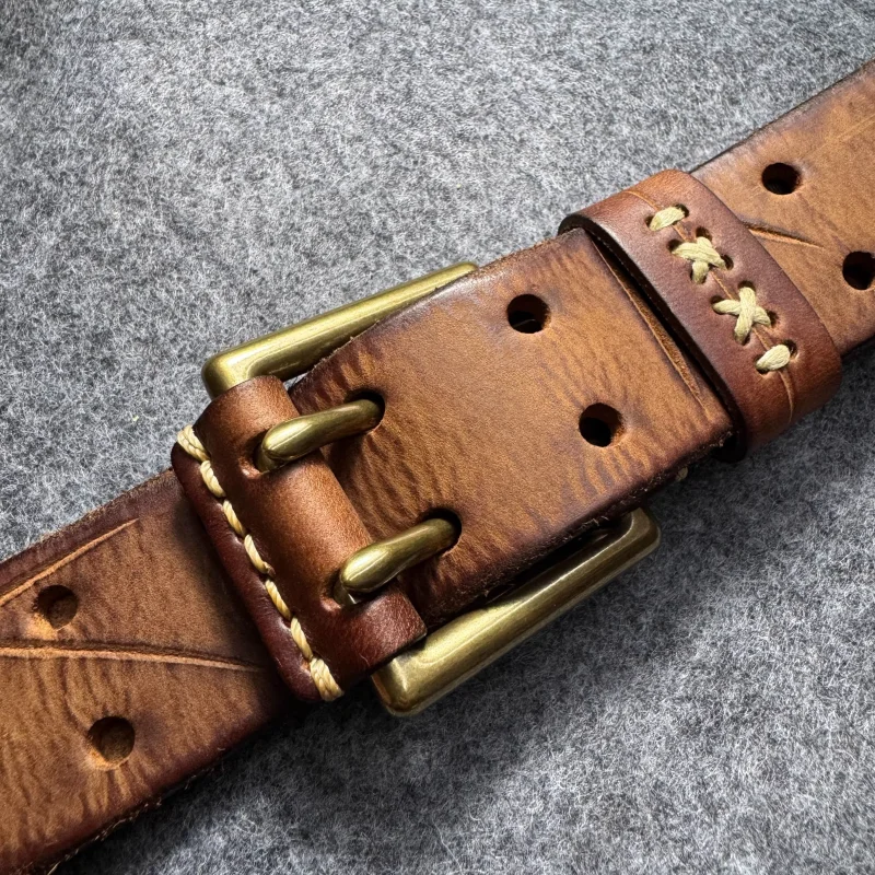 IRONHORSE™ 3.8CM Genuine Leather Men Belt – Pure Copper Horseshoe Buckle Casual Jeans Strap 1 IRONHORSE™ 3.8CM Genuine Leather Men Belt – Pure Copper Horseshoe Buckle Casual Jeans Strap 1