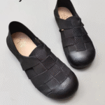 WillowWeave™ Handmade Genuine Leather Woven Flats – Genuine Cowhide Women's Summer Shoes