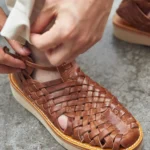 Toscano™ Men's Vintage Cowhide Buckle Sandals – Genuine Cowhide Buckle Shoes with Thick Rubber Sole 1