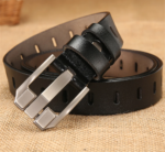 BellaEdge™ 2.8cm Women’s Genuine Leather Belt – Red Cowskin Belt with Classic Pin Buckle 5