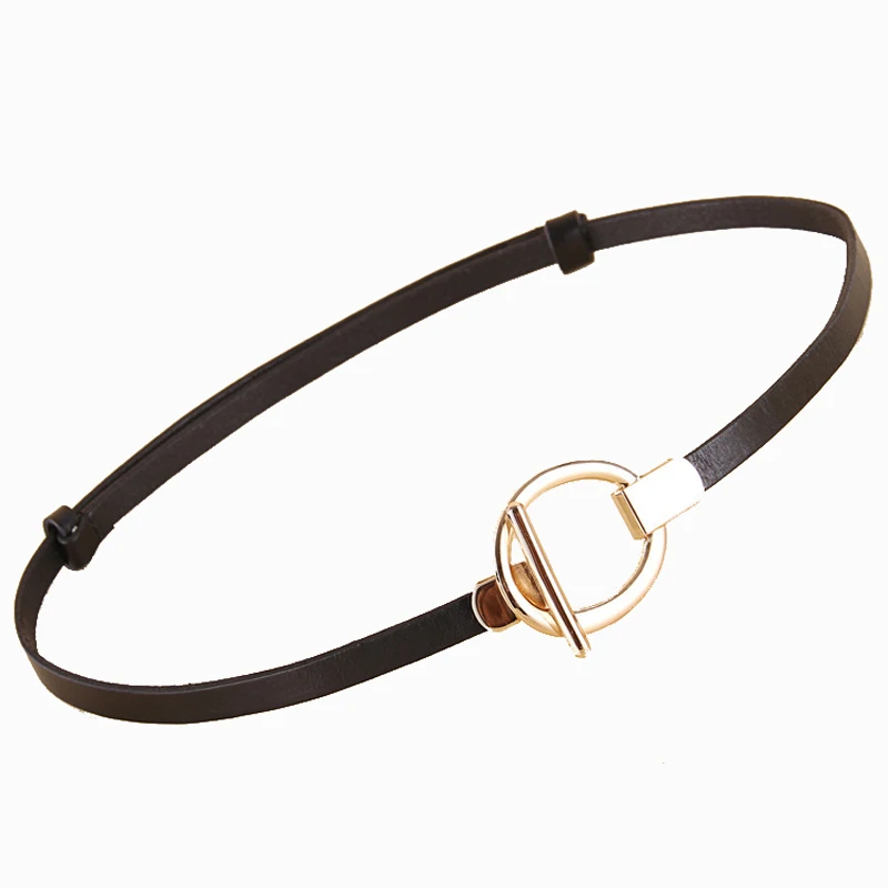 LYSSA™ 1CM Women’s Thin Genuine Leather Belt – Real Cowskin Waist Strap for Dresses & Outfits 5