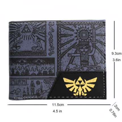 GamerEdge™ Cool Game Wallet – PU Leather Short Bifold Wallet for Men & Women 1