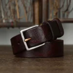 VIVERRA™ 2.8CM Serpentine Leather Belt for Women – Genuine Cowskin Retro Trousers Strap 3