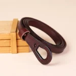 VELLARIA™ Luxury Thin Knot Design Cowhide Strap – Genuine Leather Women’s Belt for Dresses & Fashion Outfits 2