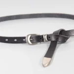 LineaKnot™ Genuine Leather slim knotted belt – Women's Slim Soft Waist Belt 1.8cm 2