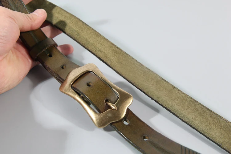 Vintessa™ Women Genuine Leather Belt – Retro Cowhide with Brass Buckle, 2.2cm Slim Fit 26 Leather belt buying guide NZ