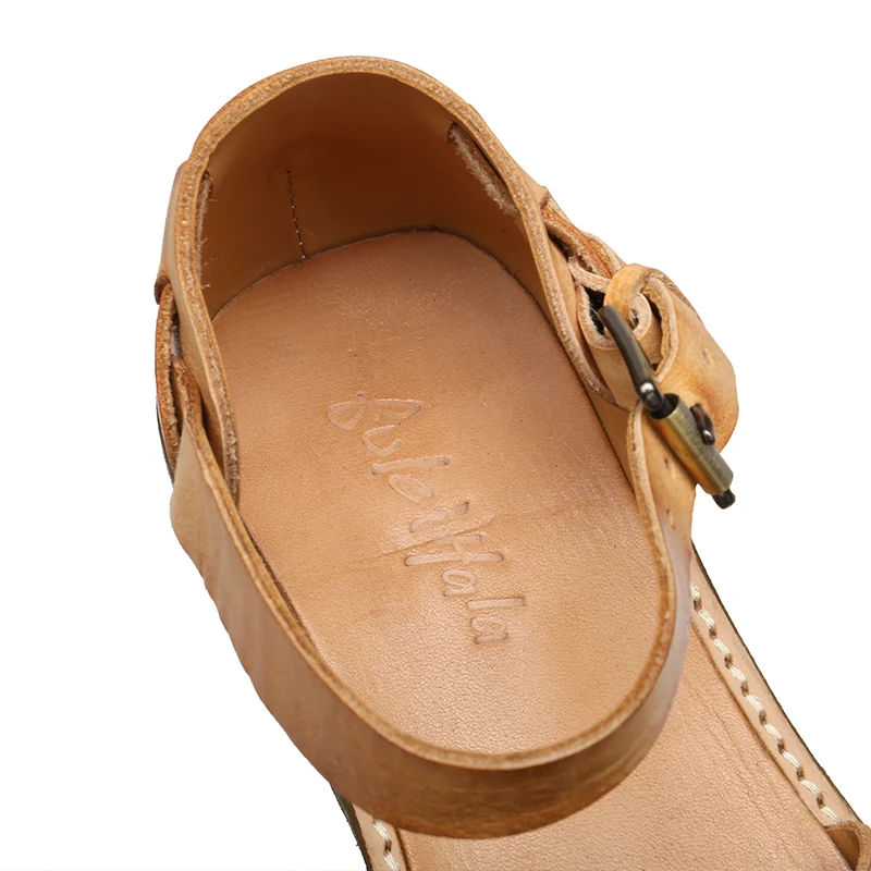 Riomaro™ Leather Fisherman Sandals – Handmade Roman-Style Unisex Gladiators 4