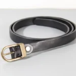 Vellette™ 1.7cm Women’s Genuine Leather Belt – Retro Narrow Cowhide Belt with Copper Buckle for Casual & Dress 6