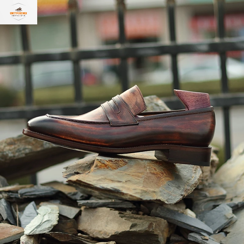 Cortegiani™ Goodyear Welted Loafers – Handmade Full Grain Leather Dress Shoes for Men 3