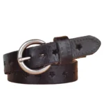Starella™ Women’s Hollow Star Genuine Leather Belt – 2.3CM Candy Color Fashion Strap 4