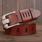 STRONGTIER™ 3.8CM Men’s Genuine Cowboy Belt – Luxury Designer Pin Buckle for Casual & Business Wear 6
