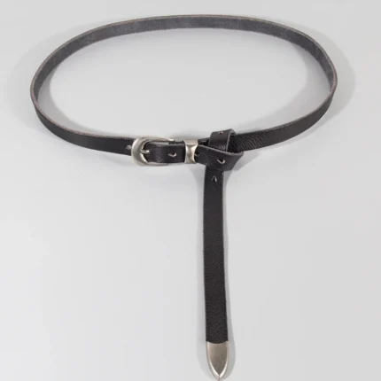 LineaKnot™ Genuine Leather slim knotted belt – Women's Slim Soft Waist Belt 1.8cm 1