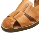 Riomaro™ Leather Fisherman Sandals – Handmade Roman-Style Unisex Gladiators 2