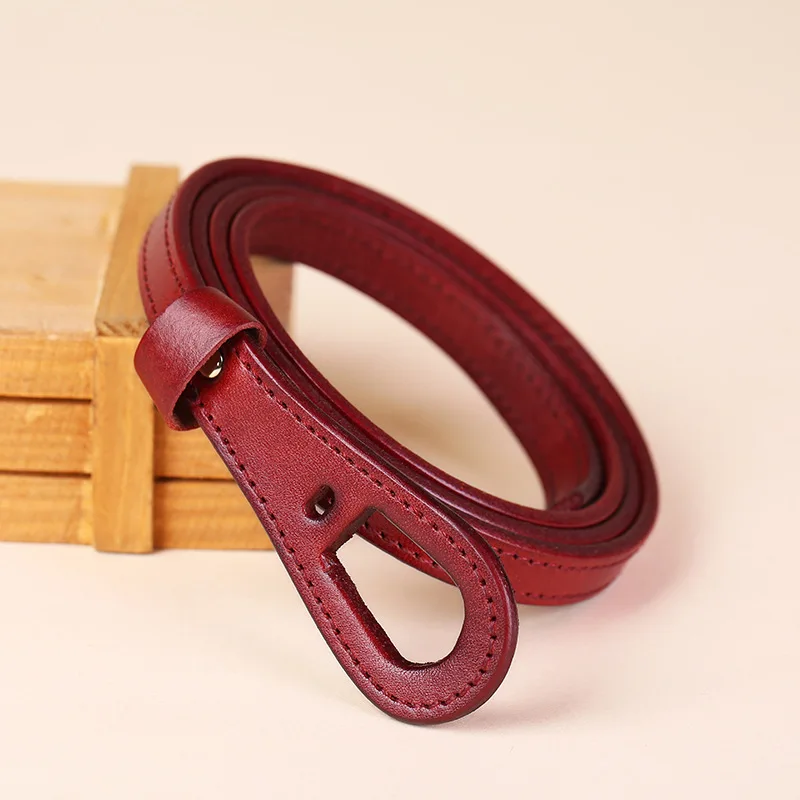 VELLARIA™ Luxury Thin Knot Design Cowhide Strap – Genuine Leather Women’s Belt for Dresses & Fashion Outfits 1 VELLARIA™ Luxury Thin Knot Design Cowhide Strap – Genuine Leather Women’s Belt for Dresses & Fashion Outfits 1
