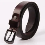ELISSARA™ 2.3CM Women Genuine Leather Belt – Vintage Metal Buckle Casual Fashion Strap 2