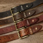 IRONVAULT™ 3.8CM Genuine Brass Buckle Belt – Brass Buckle Vintage Strap for Jeans 5