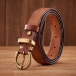 WESTELLA™ 2.8CM Women’s Genuine Brass Buckle Belt – Designer Cowboy Belt 3