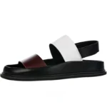 Modesto™ Men's Mixed-Color Platform Gladiator Sandals – Italian Leather Summer Sandals 6