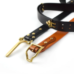 Valeforge™ 3.8CM Handmade Knight Belt – Genuine First Layer Cowhide with Brass Pin Buckle 3