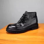 Elson™ Vintage Desert Boots – Men's Handmade Cowhide Leather Motorcycle Boots 4