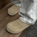 Murolo™ Suede Leather Backless Mules – Men's Vintage Slip-On Half Shoes 6
