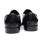 Alveron™ Men’s Genuine Leather Dress Sandals – Closed Toe Buckle Strap Formal Summer Shoes 6